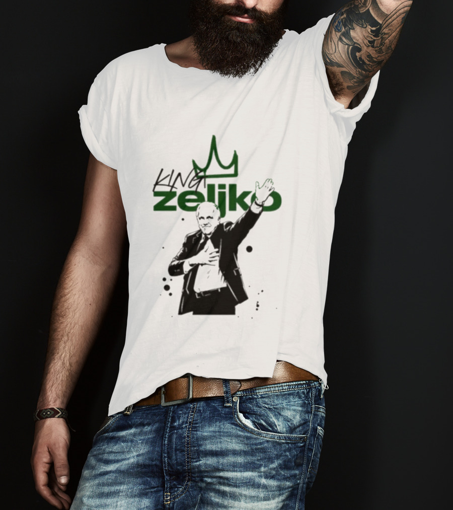 King Zeliko Regal Gesture With Crown T-Shirt