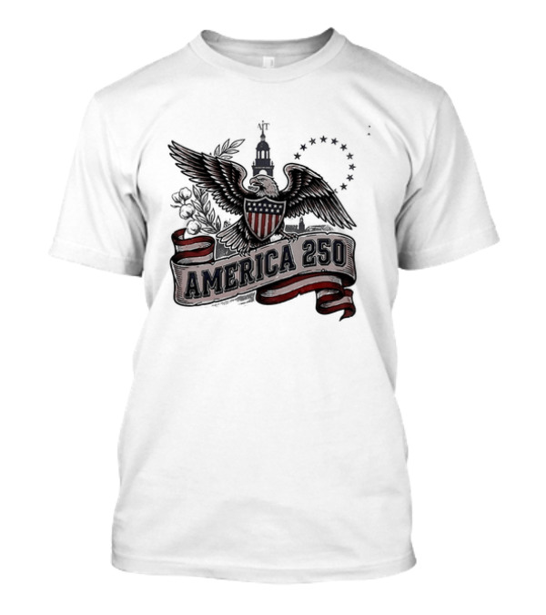 United States Eagle America 250 Est 1776 2026 Give Me Liberty Or Give Me Death T-Shirt