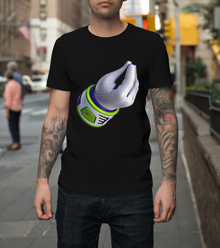 Buzz Lightyear Toy Story Ma Che Vuoi Hand Gesture T-Shirt