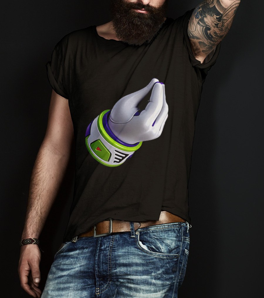 Buzz Lightyear Toy Story Ma Che Vuoi Hand Gesture T-Shirt