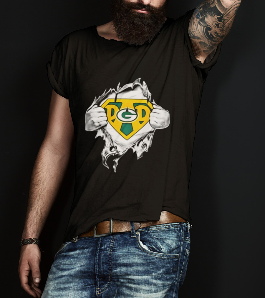Green Bay Packers Super Dad PGD Father's Day T-Shirt