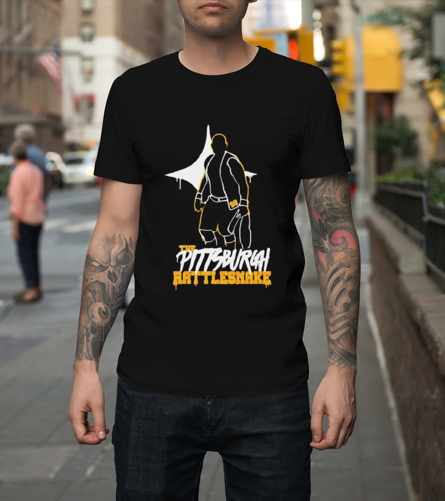 Steve Austin Pittsburgh Steelers The Pittsburgh Rattlesnake 98 T-Shirt