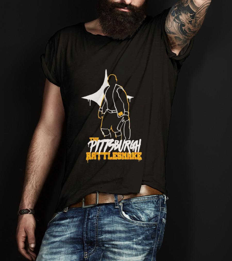 Steve Austin Pittsburgh Steelers The Pittsburgh Rattlesnake 98 T-Shirt