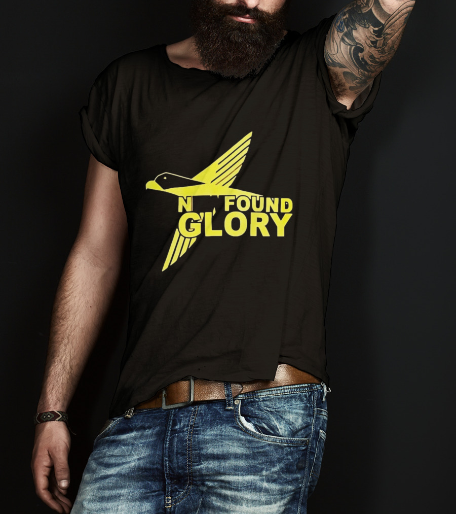 New Found Glory Yellow Flying Bird T-Shirt
