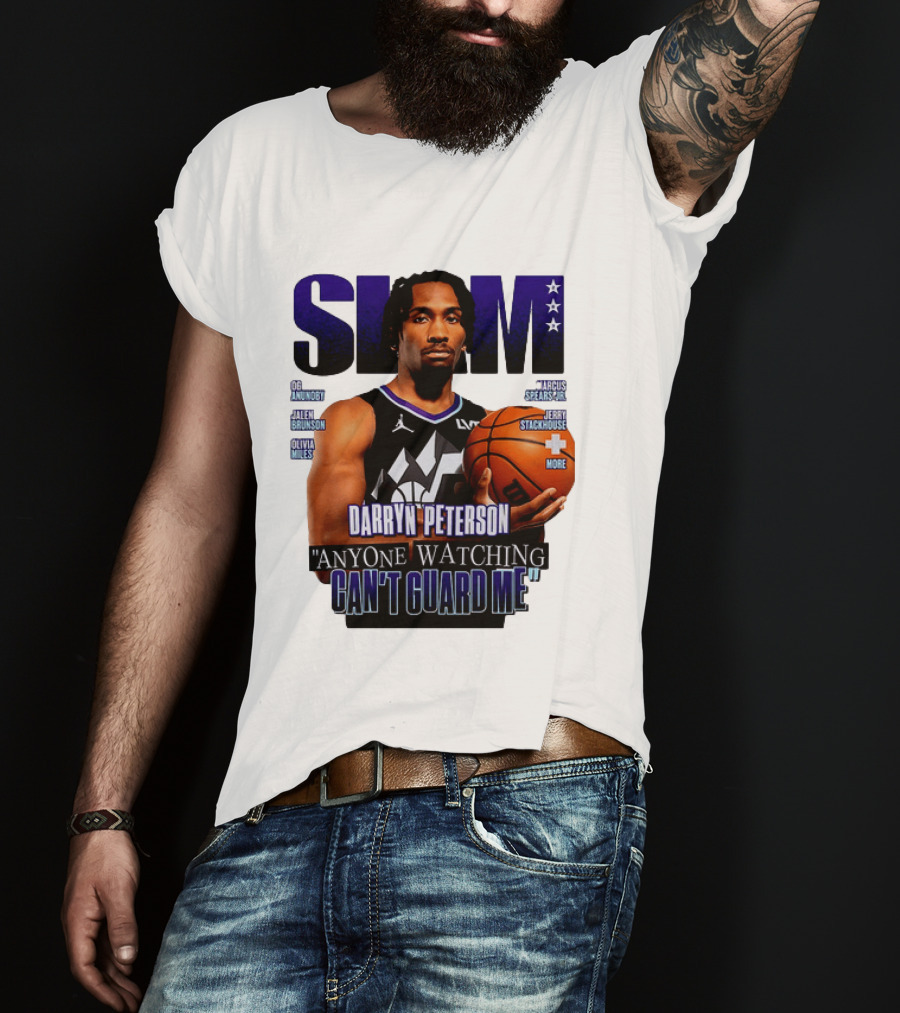 Darryn Peterson SLAM Utah Jazz Basketball Anyone Ing Can't Guard Me T-Shirt