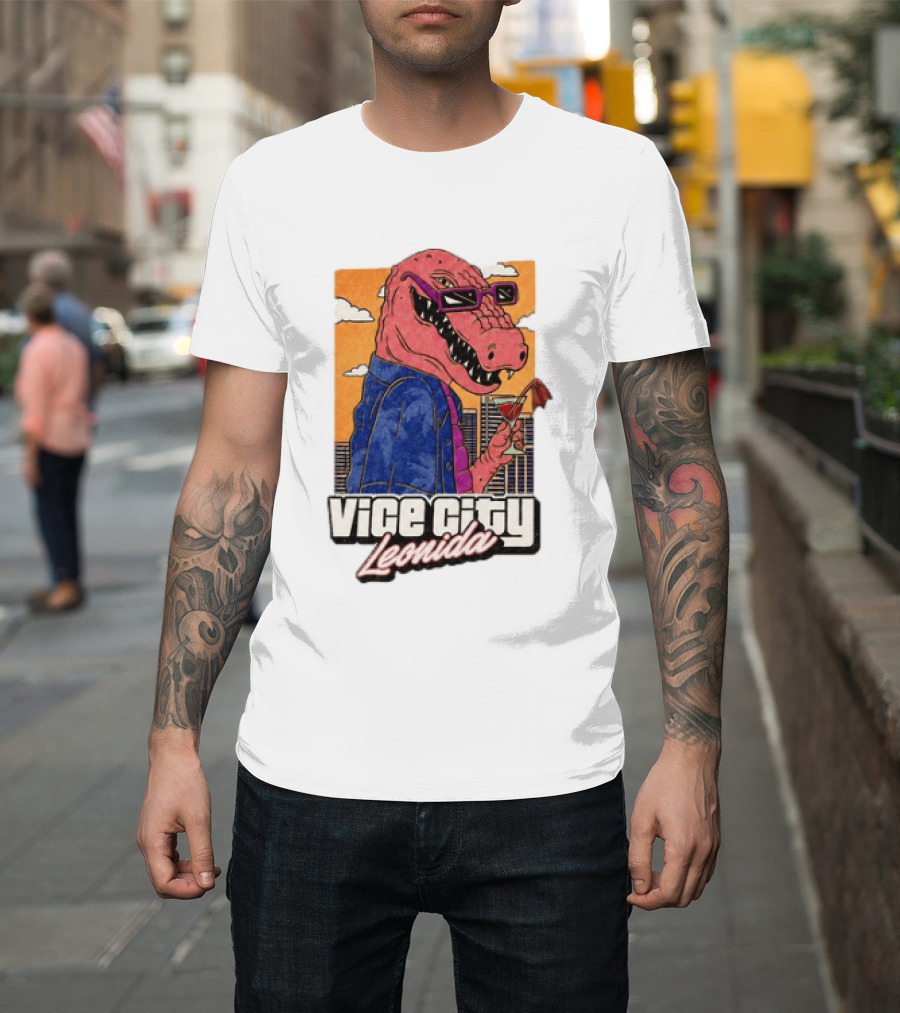 Grand Theft Auto VI GTA 6 Vice City Leonida Alligator Martini T-Shirt