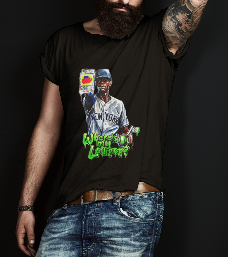New York Mets Curtis Granderson Where's My Lollipop T-Shirt