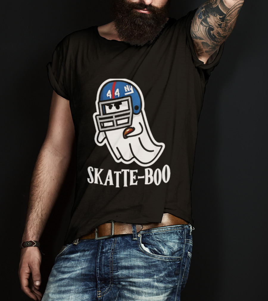 Ghost Skatte Boo Cam New York Giants Football 2025 Skatte Boo T-Shirt