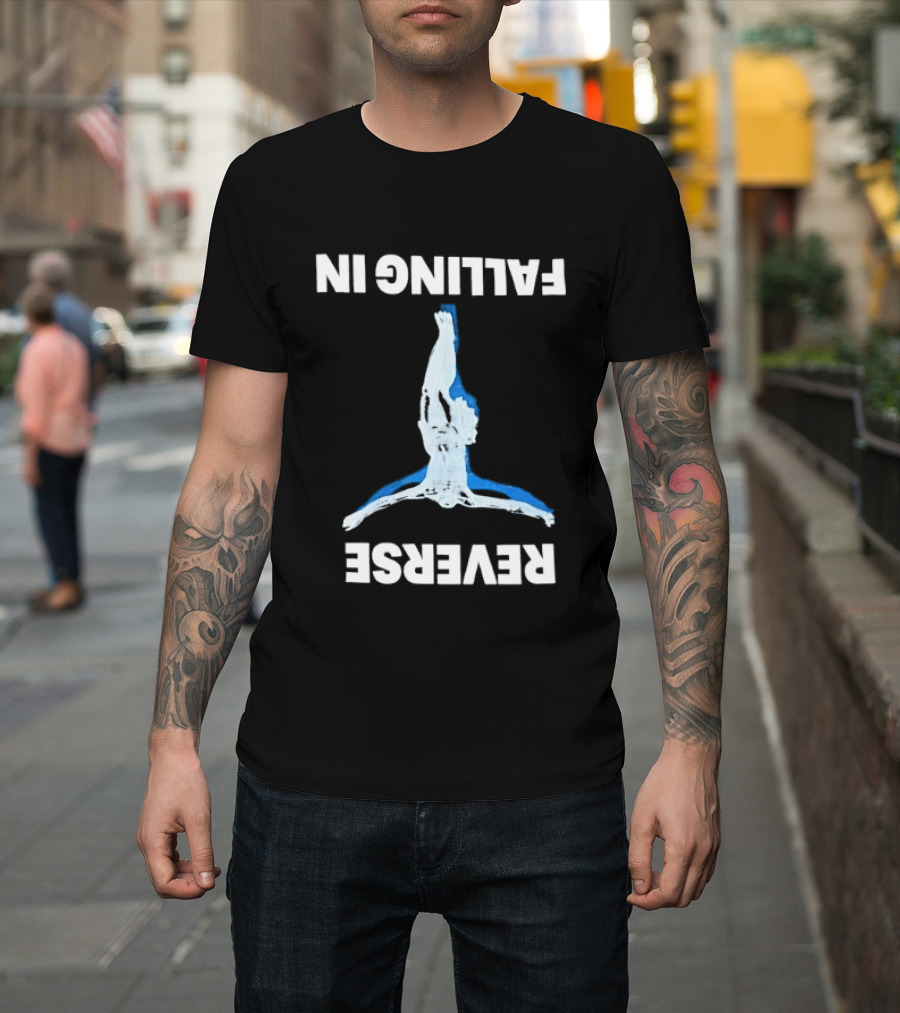Playboi Carti Falling In Reverse Upside Down Human Figure T-Shirt