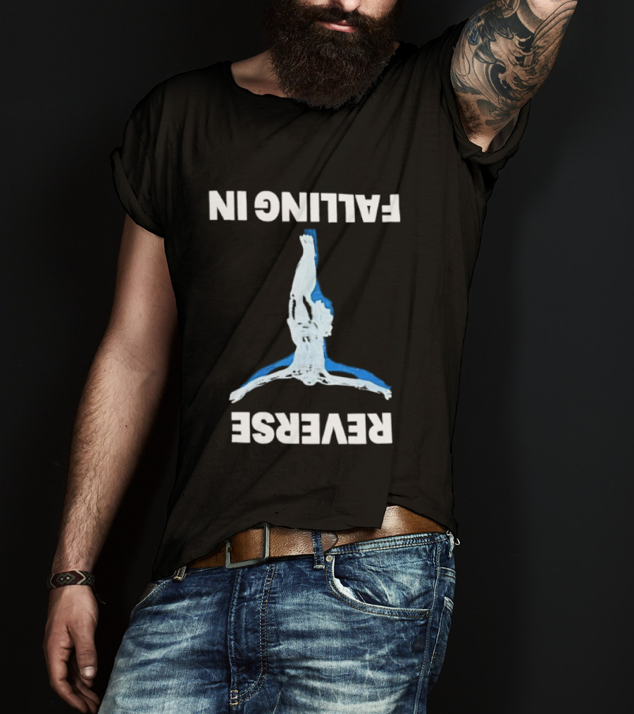 Playboi Carti Falling In Reverse Upside Down Human Figure T-Shirt