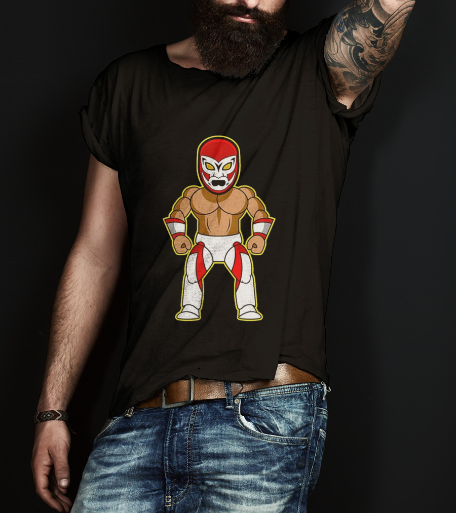 Microman AAA Superstar Masked Wrestler WWE 2025 Cartoon T-Shirt