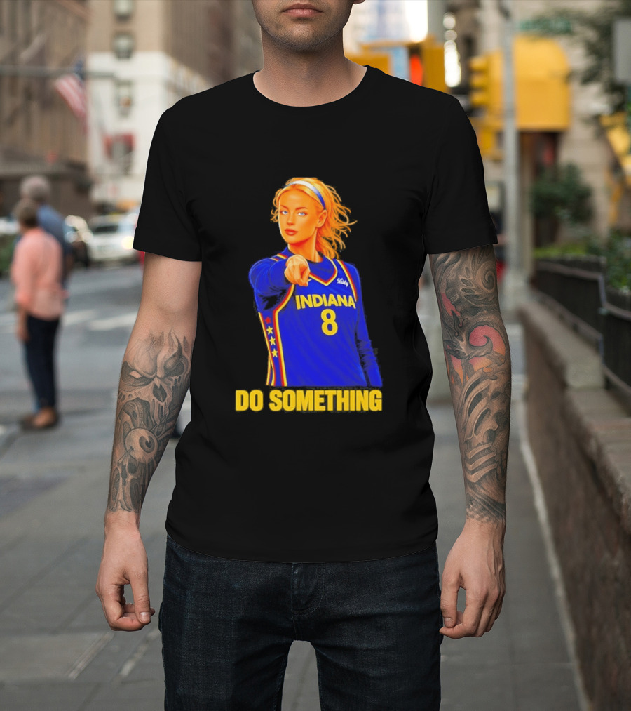 Sophie Cunningham Indiana Fever 8 Do Something T-Shirt