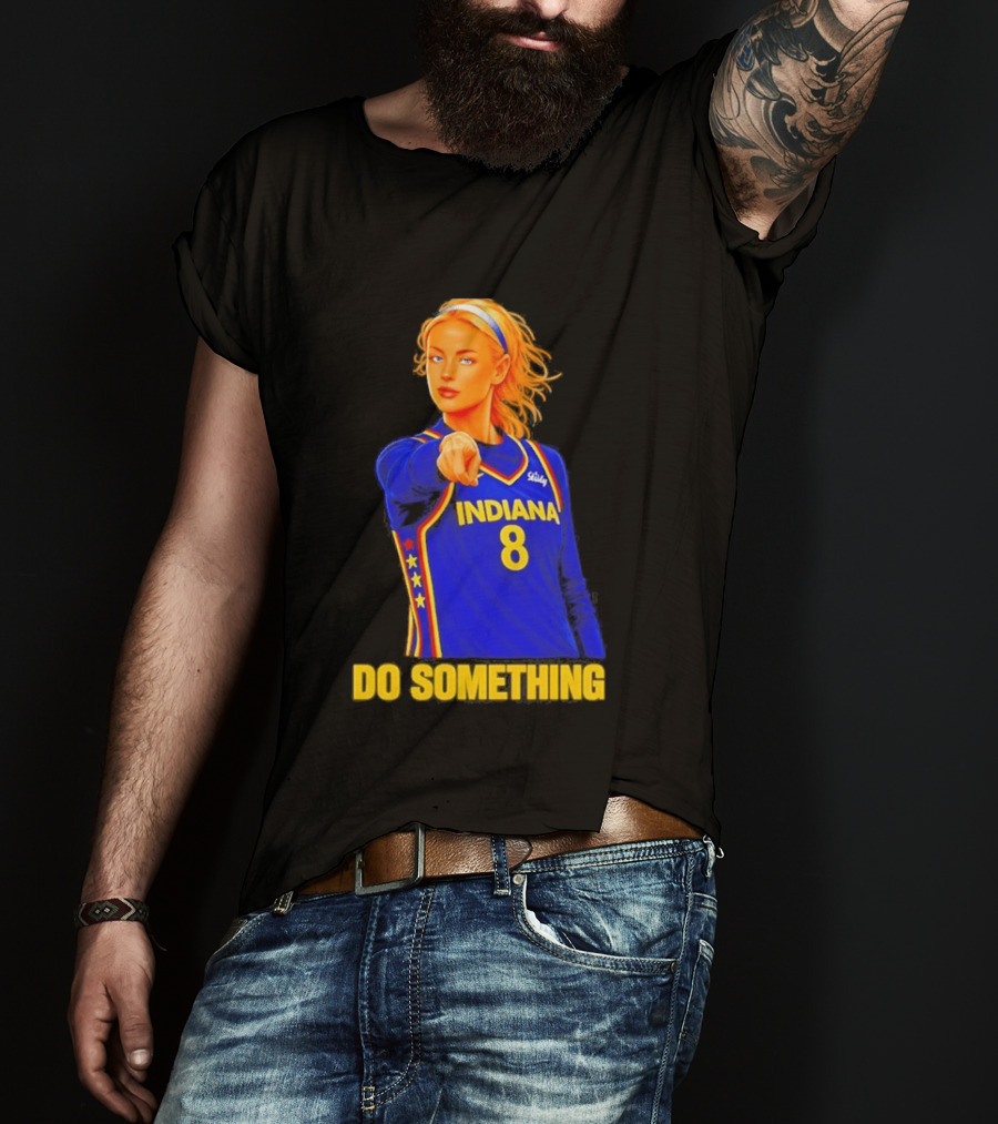 Sophie Cunningham Indiana Fever 8 Do Something T-Shirt