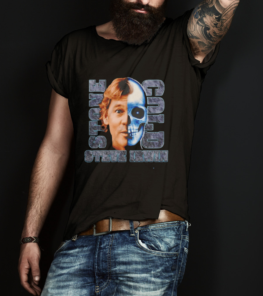 Steve Irwin Stone Cold Skull Face Mashup T-Shirt