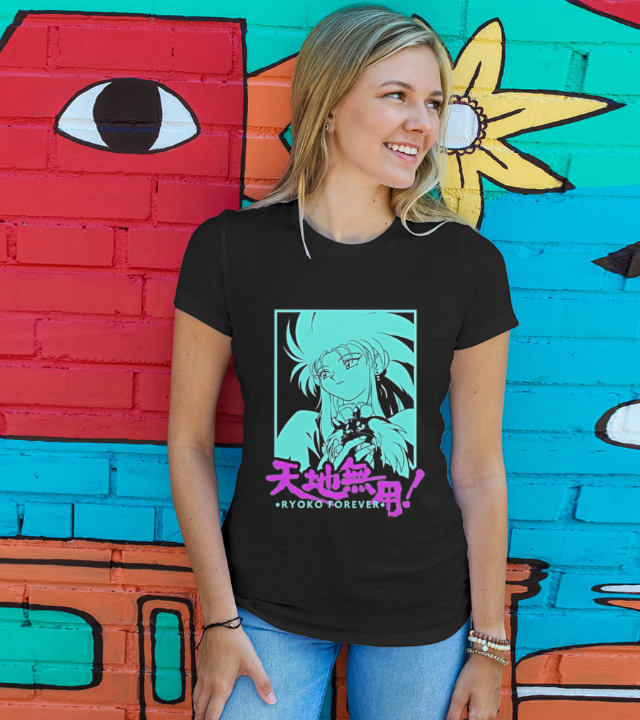 Tenchi Muyo Ryoko Forever Anime Character Illustration Gaming T-Shirt