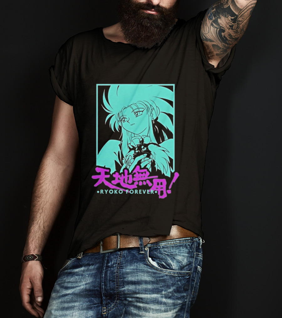 Tenchi Muyo Ryoko Forever Anime Character Illustration Gaming T-Shirt