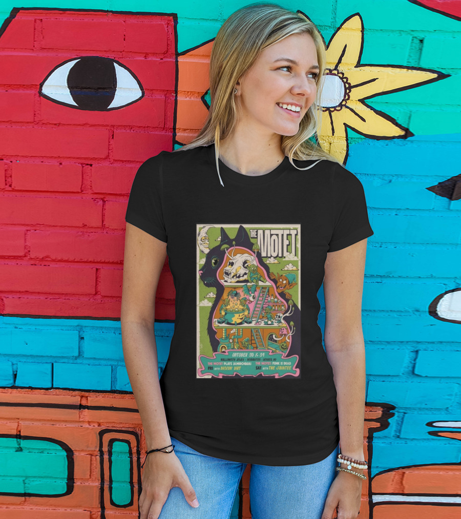 The Motet Halloween 2026 Denver October 30 31 Jamiroquai Funk Is Dead Diggin Dirt Jauntee T-Shirt