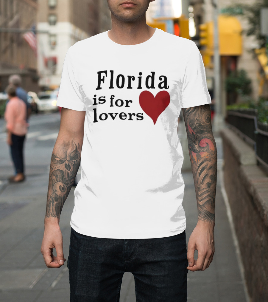 Florida Is For Lovers Heart T-Shirt