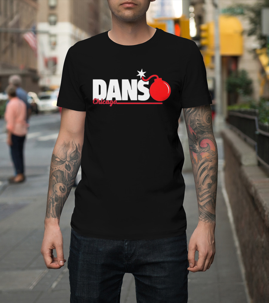 Dans Chicago Bomb Star Red Bomb T-Shirt