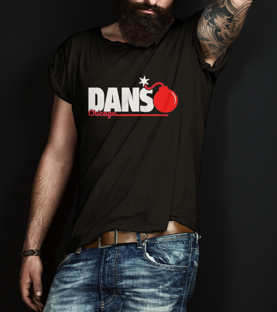 Dans Chicago Bomb Star Red Bomb T-Shirt