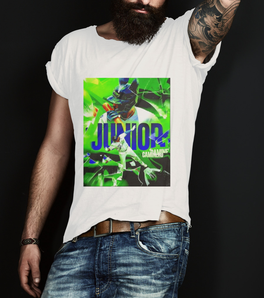 Junior Caminero Tampa Bay Rays La Maxima Baseball Legend T-Shirt