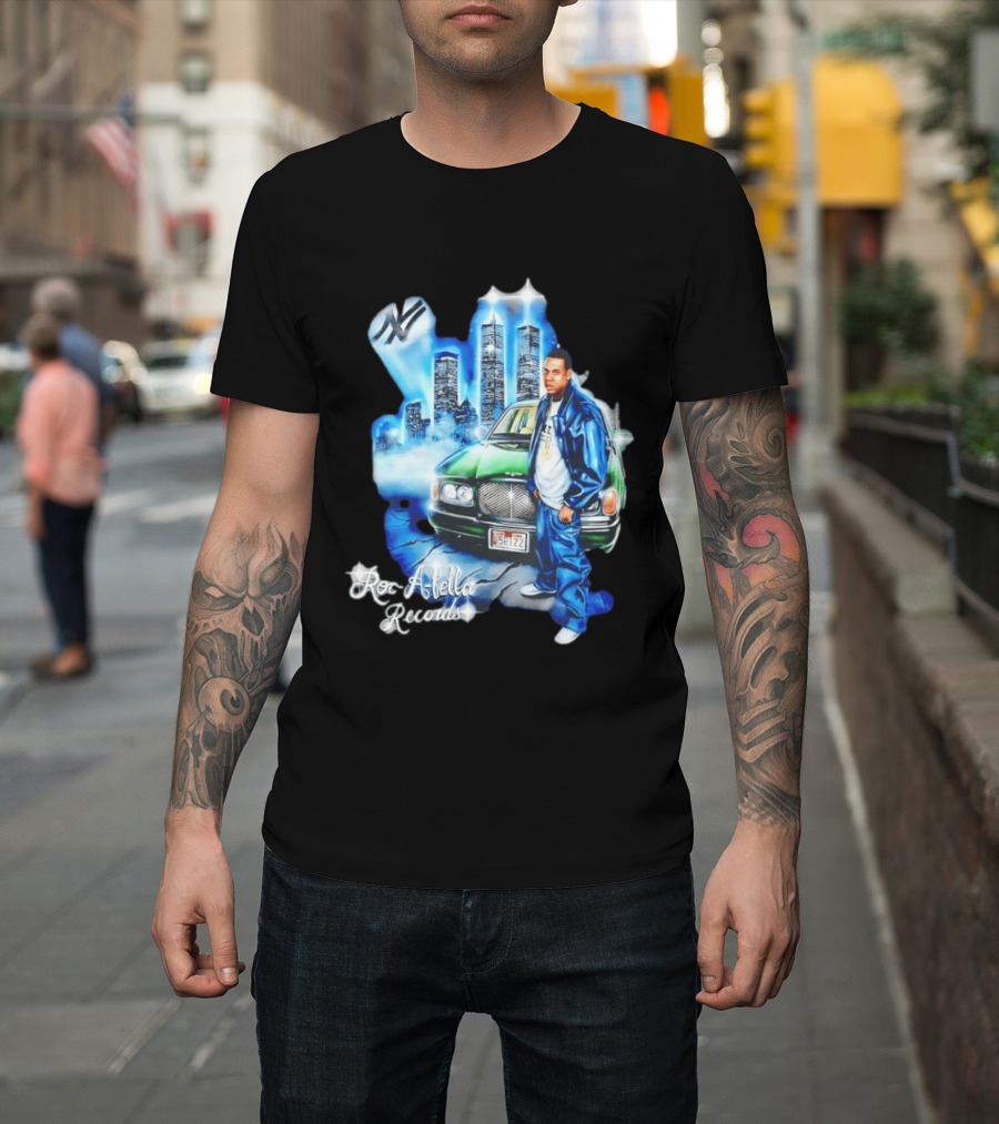 Roc A Fella Records Jay Z Bentley Twin Towers T-Shirt