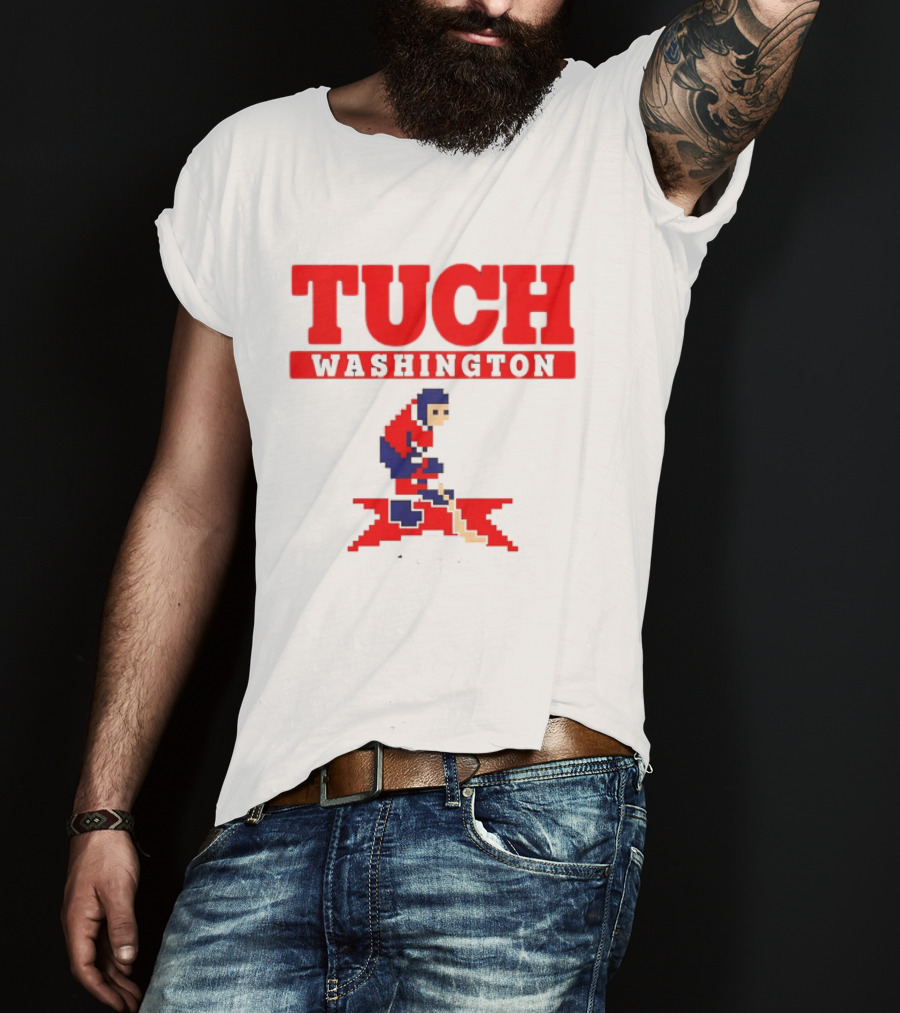 Tuch Washington 89 RW Retro Hockey Pixel T-Shirt