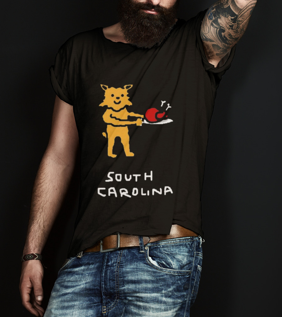 South Carolina Gamecocks 2026 27 SEC Football Schedule Cartoon T-Shirt
