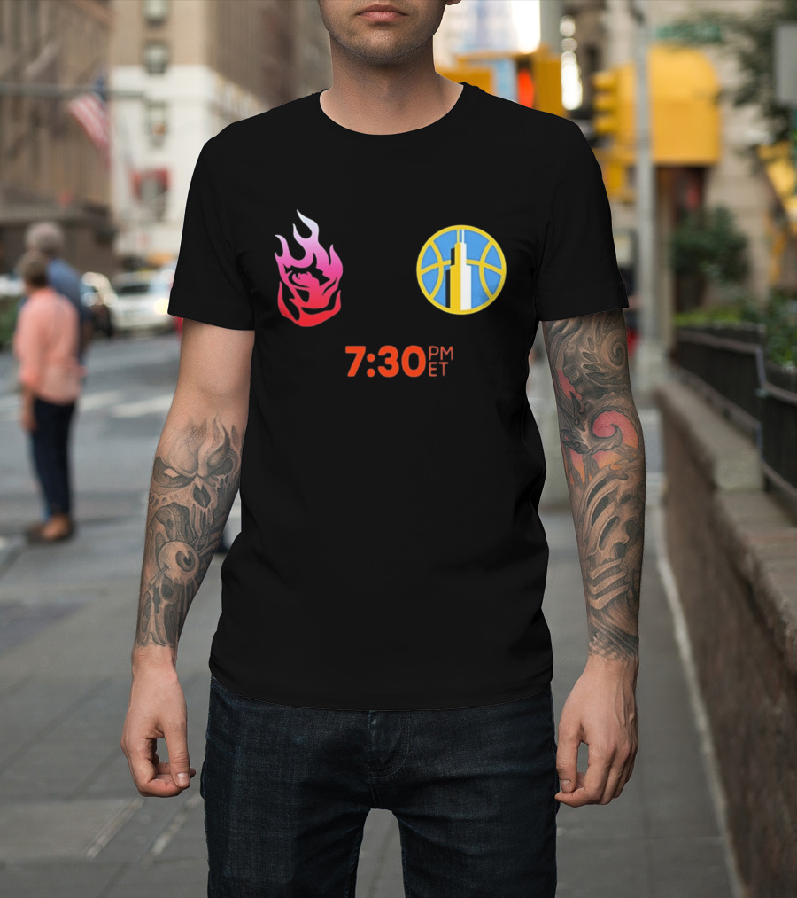 Washington Mystics Chicago Sky 7:30 PM ET Matchup T-Shirt