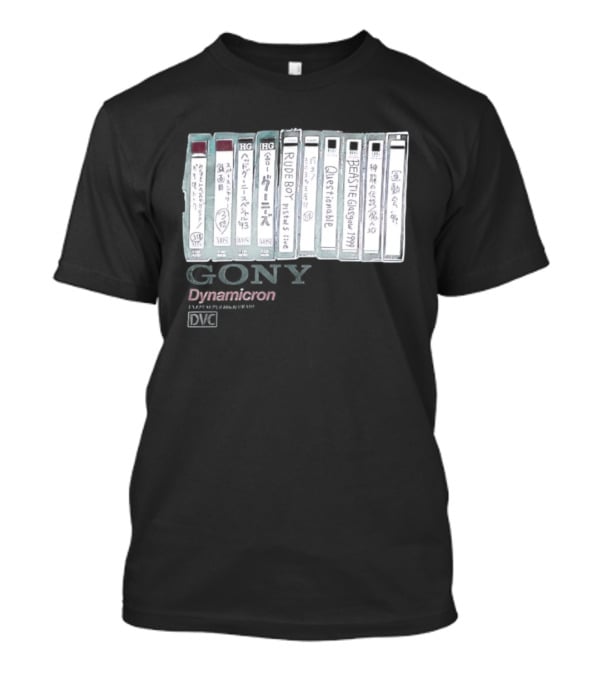 BEASTIE Glasgow 1999 Gony Dynamicron VHS Collection T-Shirt