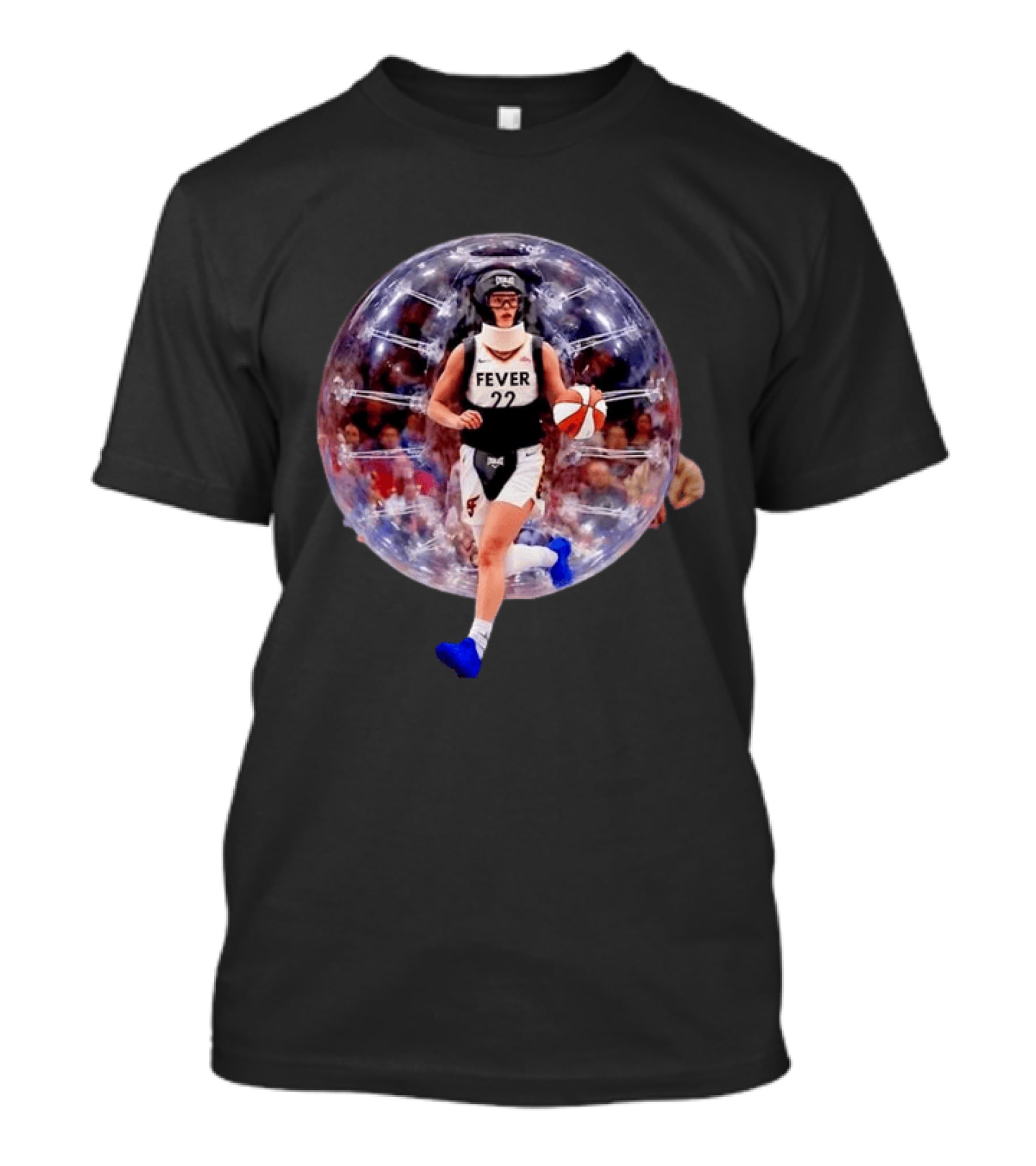 Caitlin Clark Indiana Fever Zorbing Body Ball Sports Fan Novelty T-Shirt