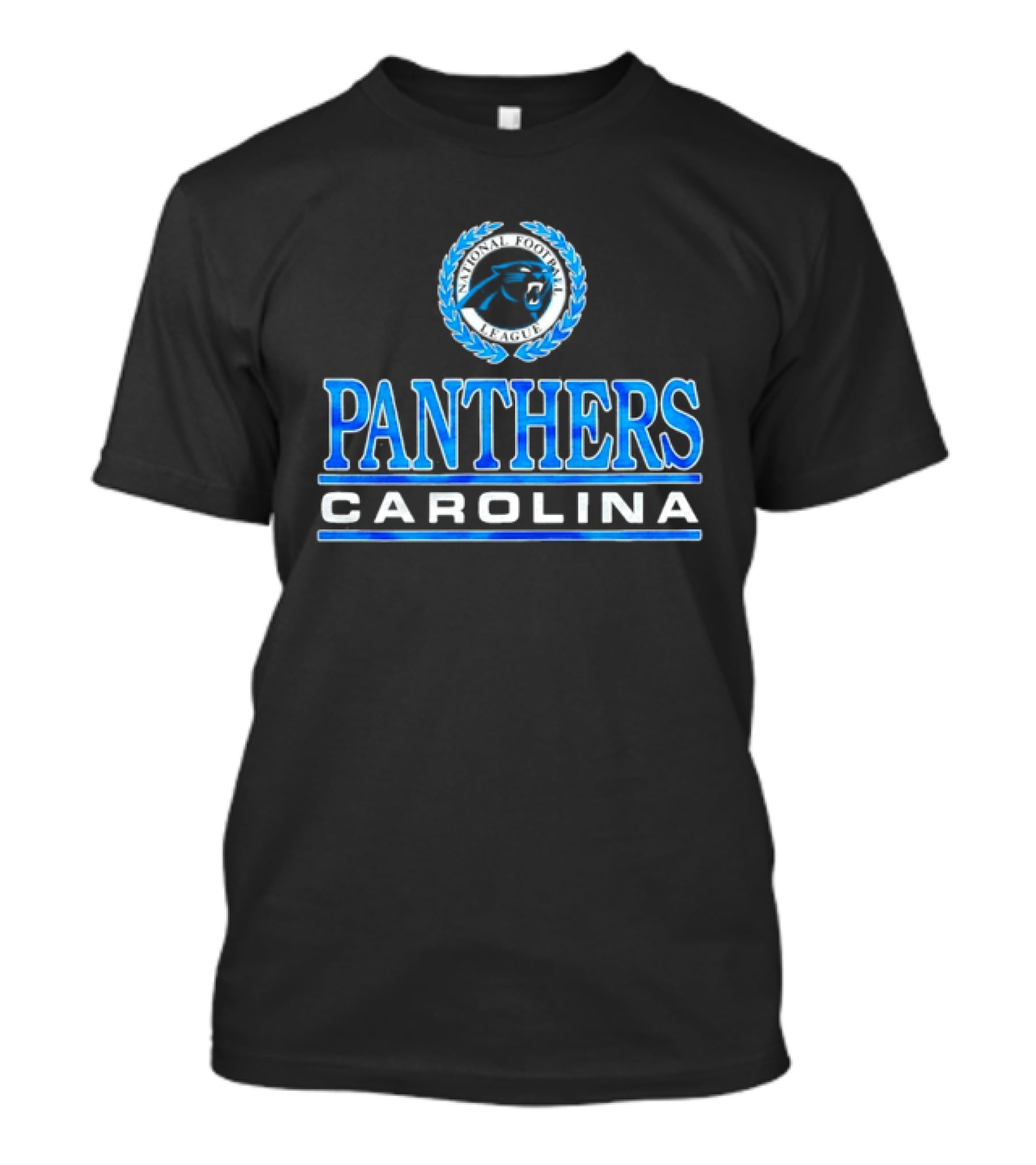 Carolina Panthers Blue Emblem Crest T-Shirt
