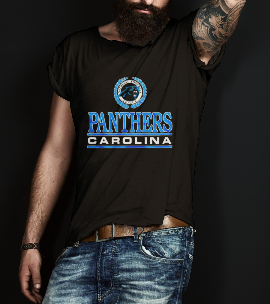 Carolina Panthers Blue Emblem Crest T-Shirt
