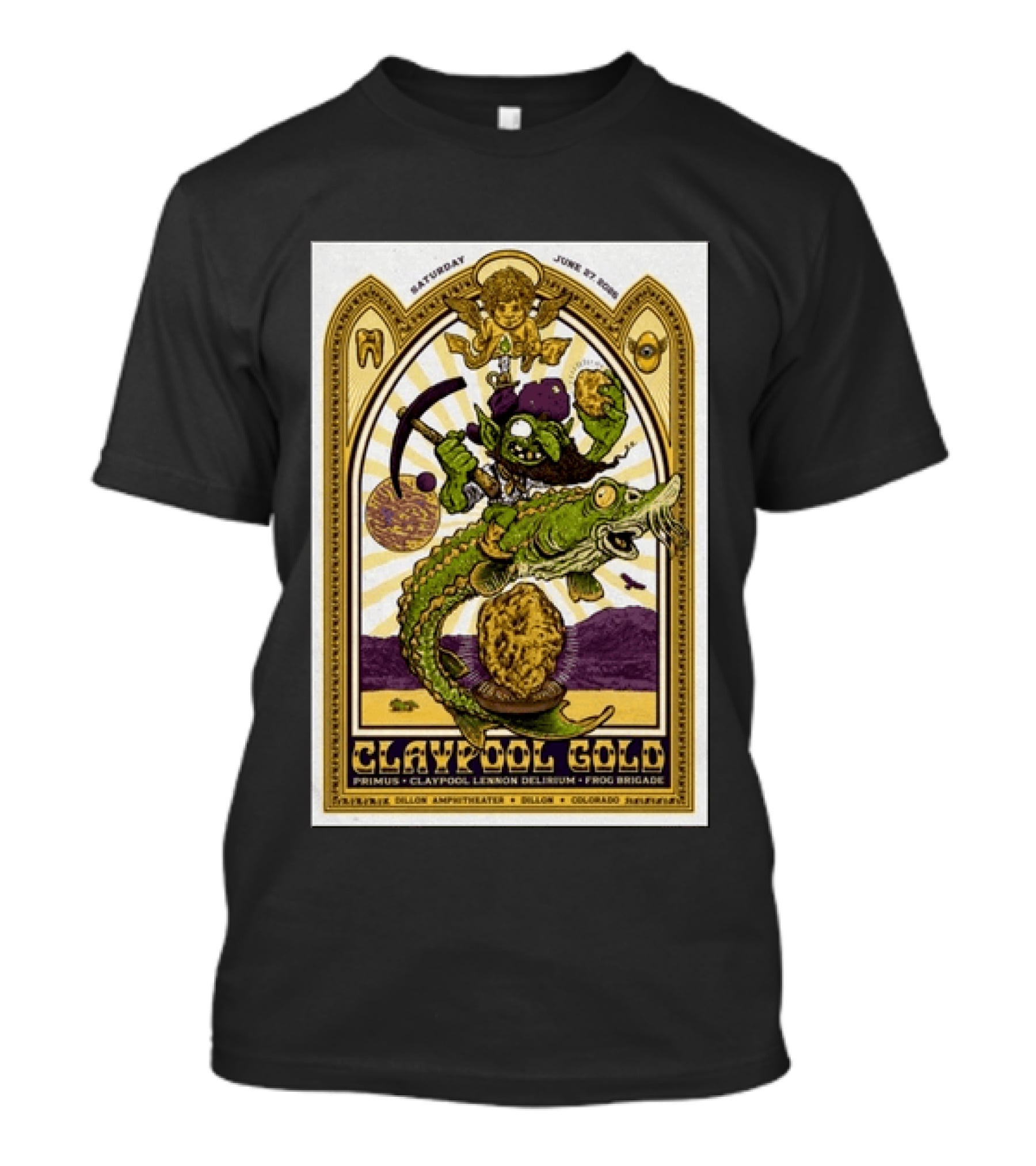 Primus Claypool Lennon Delirium Frog Brigade Dillon Amphitheater June 27 2026 T-Shirt