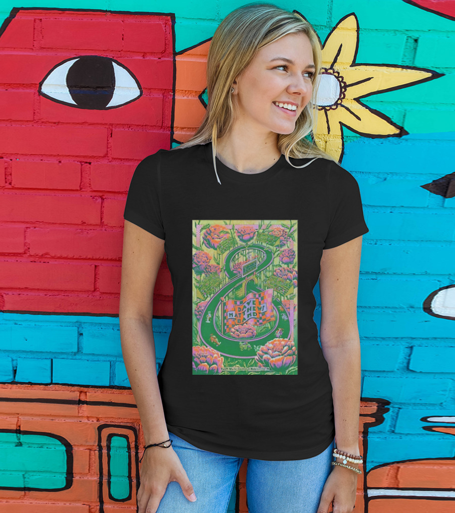 Dave Matthews Band Jun 26th 2026 Ruoff Music Center Noblesville IN Vibrant With Floral And Racing T-Shirt