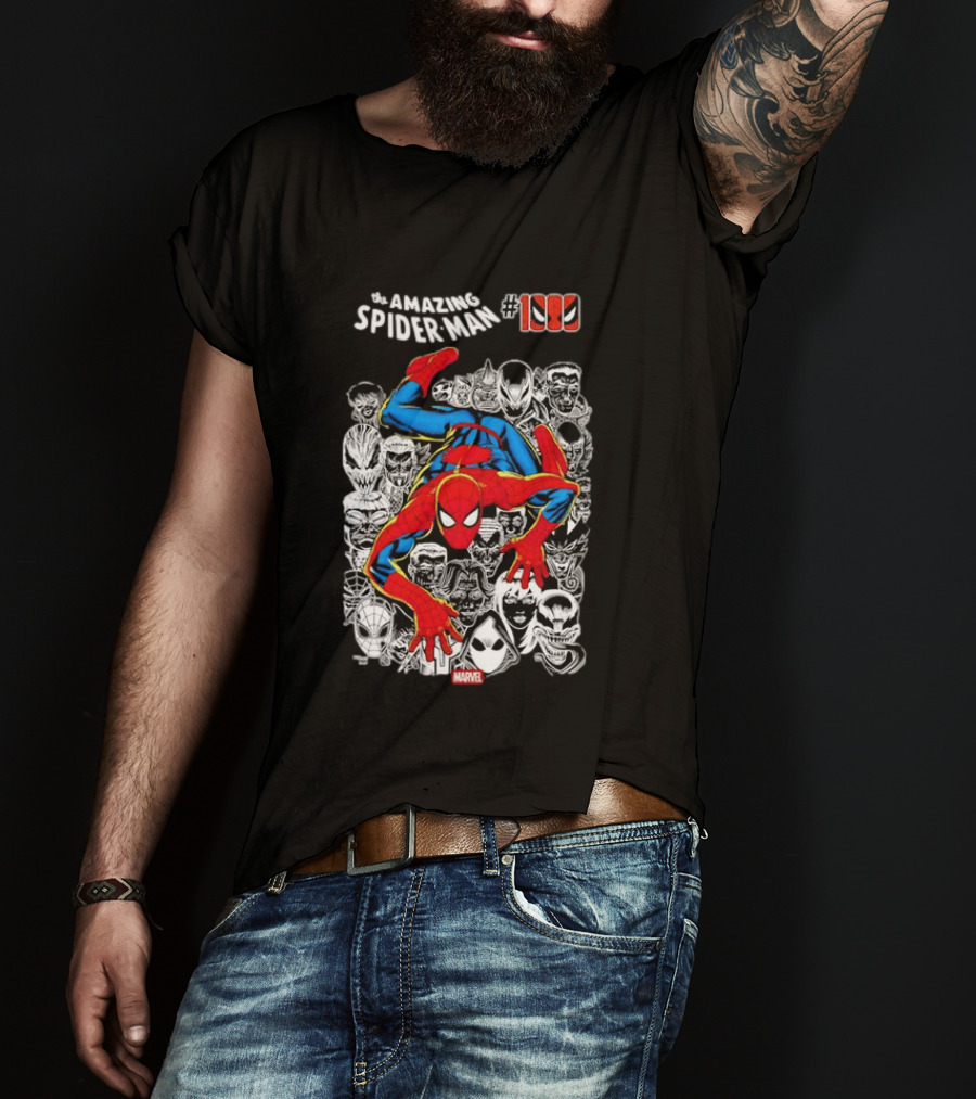Amazing Spider Man 1000 Villains Marvel Collection T-Shirt