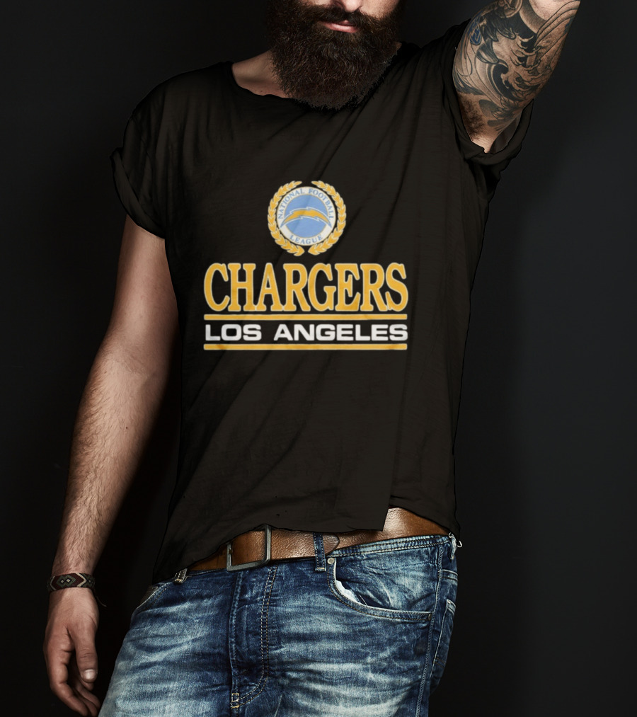 Los Angeles Chargers National Football League Crest Chargers Los Angeles T-Shirt