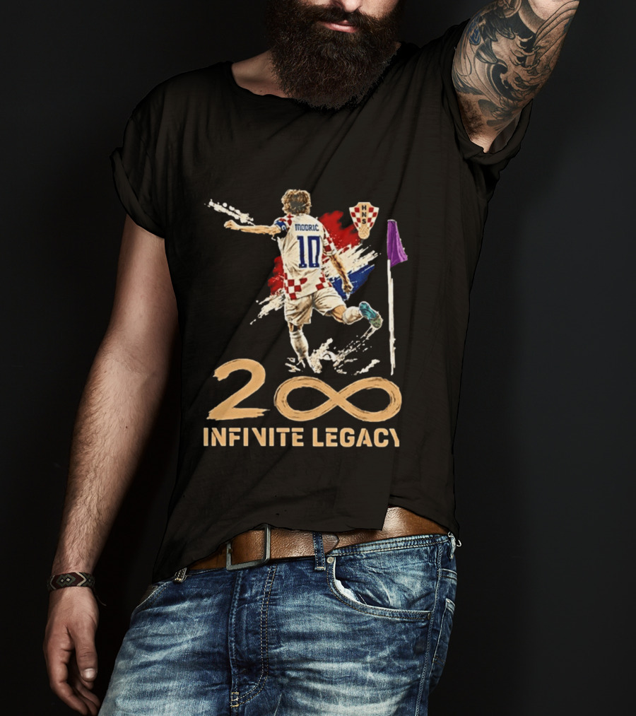 Luka Modric Croatia National Team 200 Infinite Legacy 10 T-Shirt