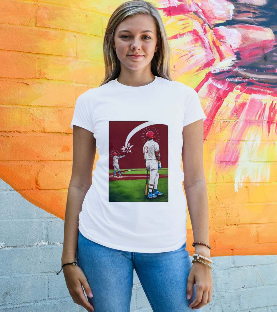 Kyle Schwarber Bryce Harper Philadelphia Phillies MLB Baseball Players T-Shirt