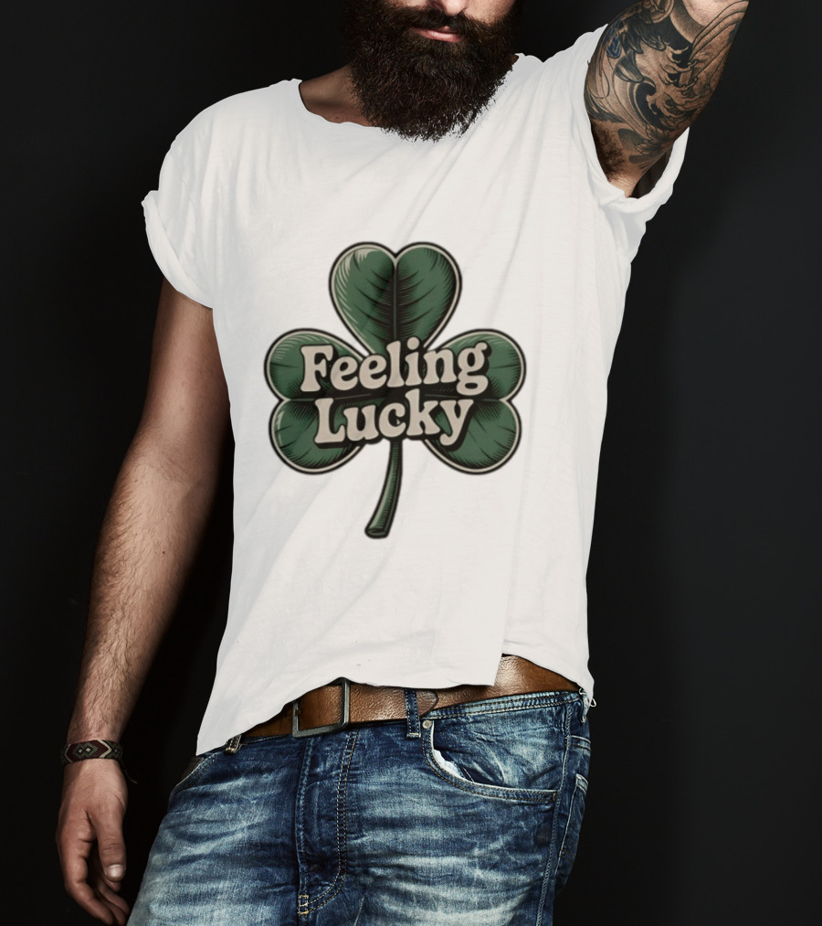 Feeling Lucky Shamrock St. Patrick's Day Clover T-Shirt