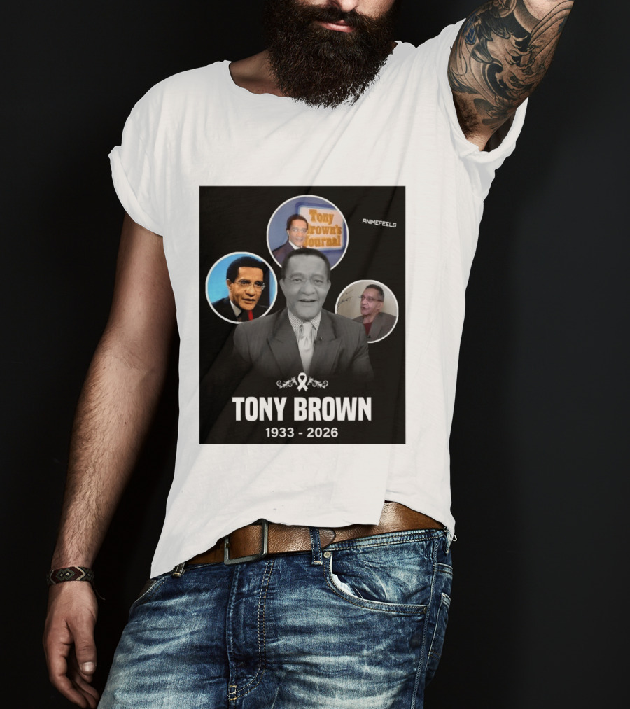 Tony Brown's Journal 1933 2026 ANIMEFEELS T-Shirt