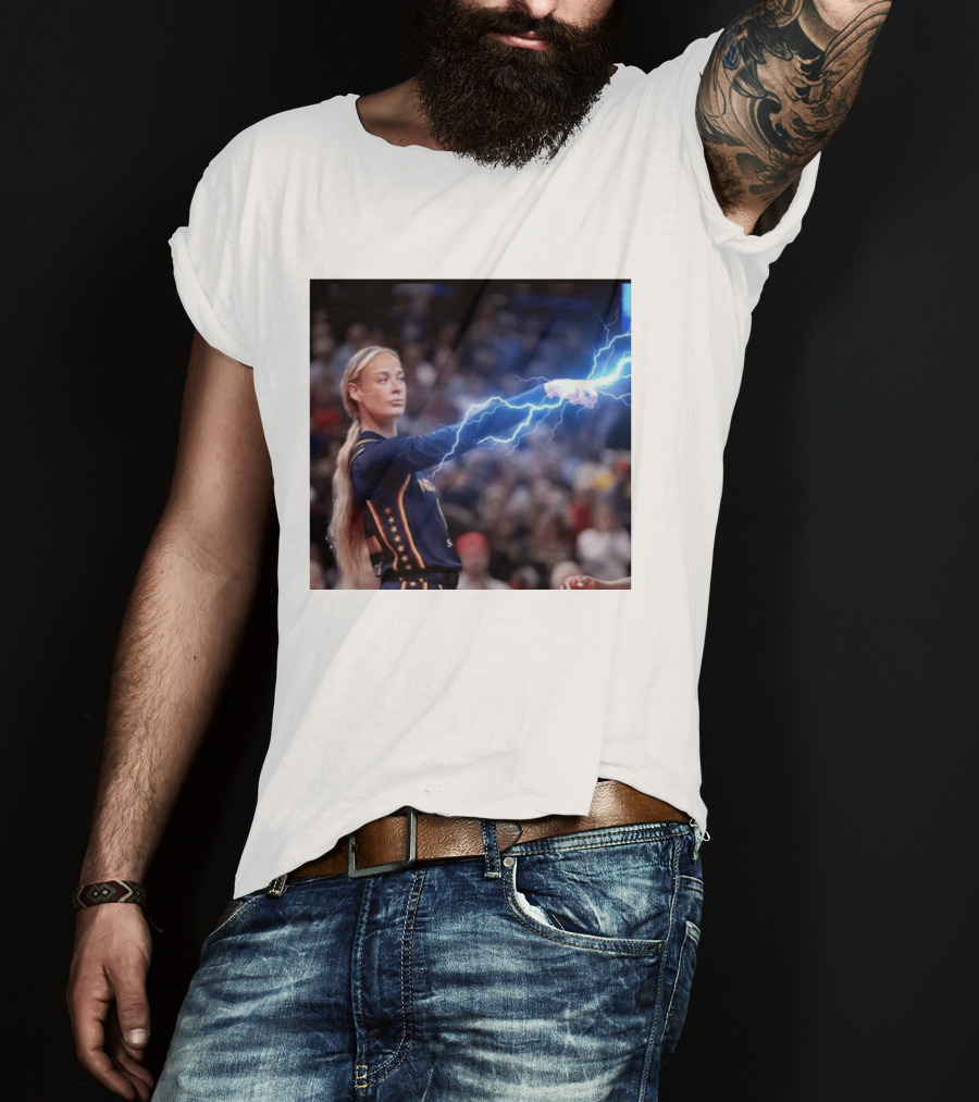 Sophie Cunningham Lightning Power Basketball Stars T-Shirt