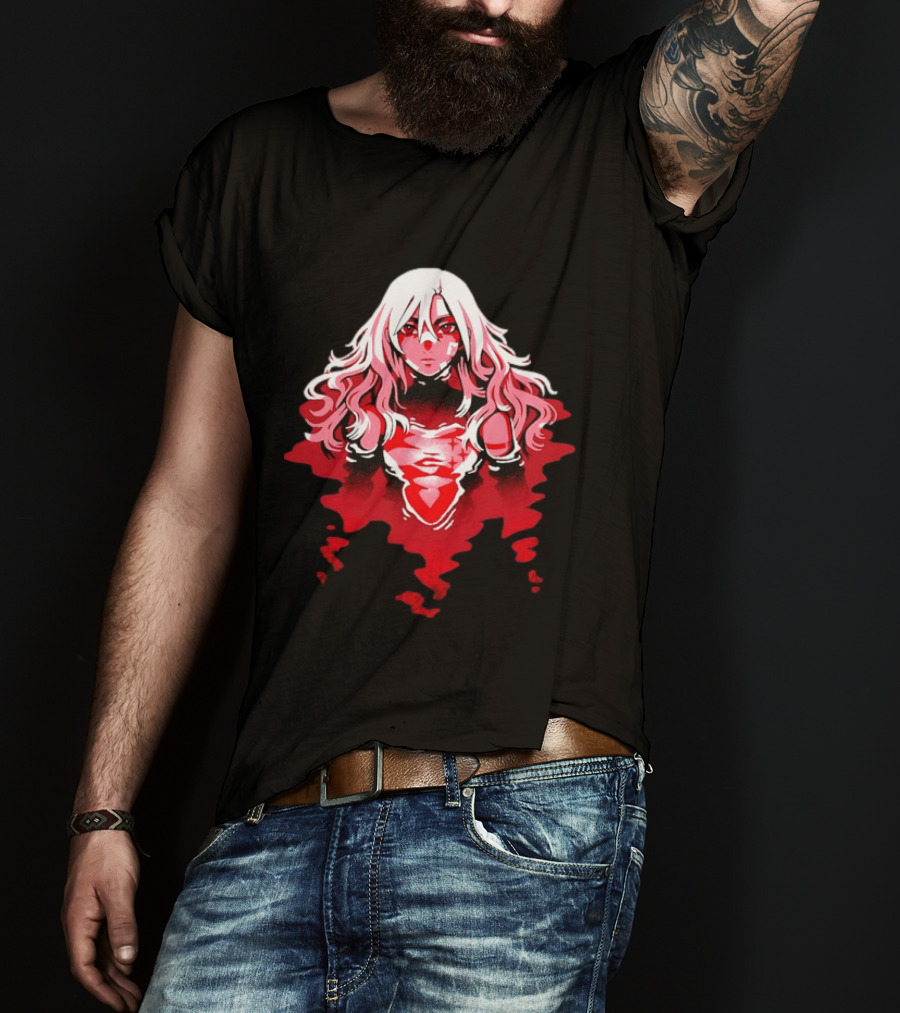 Power Makima Chainsaw Man Red Blood Anime T-Shirt