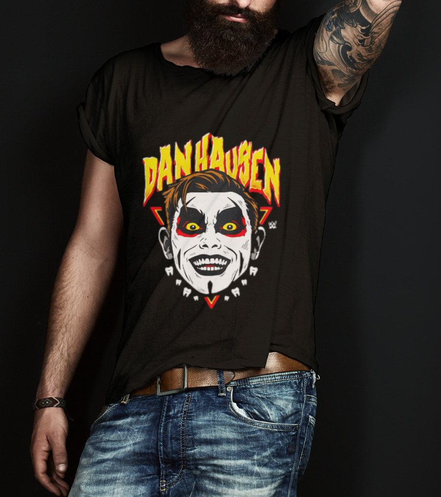 Danhausen Face Paint Yellow Eyes Red Triangle WWE T-Shirt