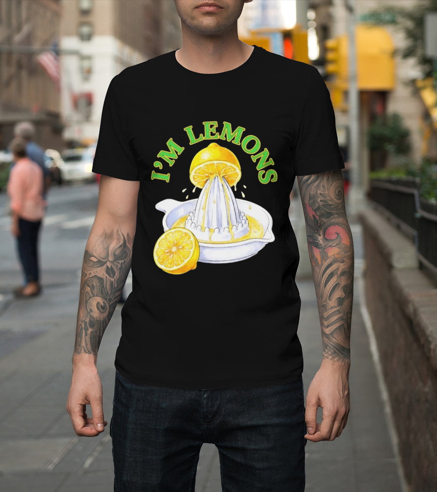 I'm Lemons Citrus Squeezer Fruit T-Shirt