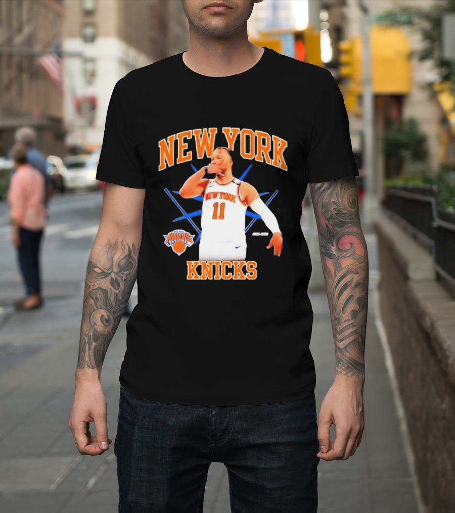 New York Knicks Jalen Brunson 11 NBA Basketball 3 Point 2026 T-Shirt