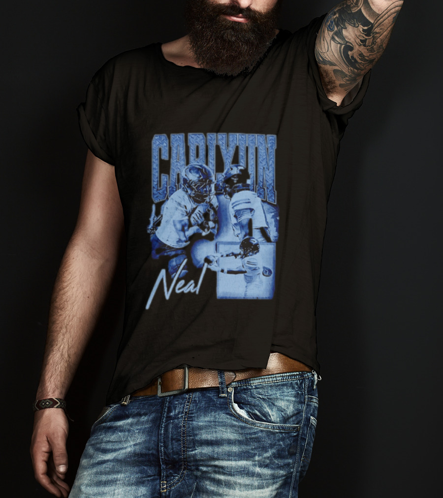 Carlyun Neal Alabama Crimson Tide Football Player Action Collage T-Shirt