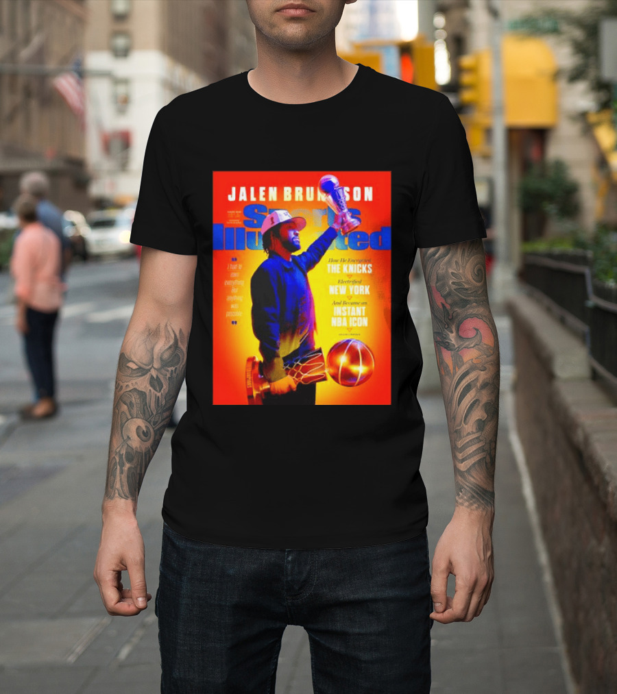 Jalen Brunson Sports Illustrated The Knicks Electrified New York Instant NBA Icon August 2026 T-Shirt