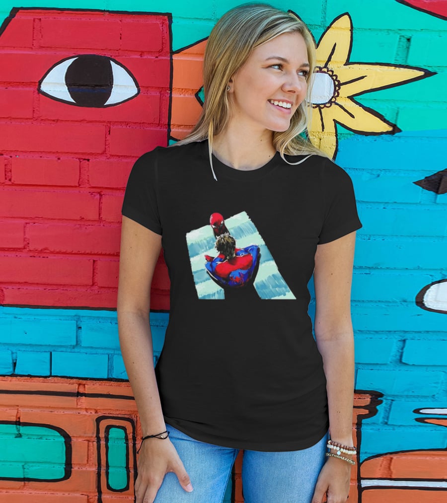 Spider Man Peter Parker Marvel Cinematic Universe Dual Perspective T-Shirt