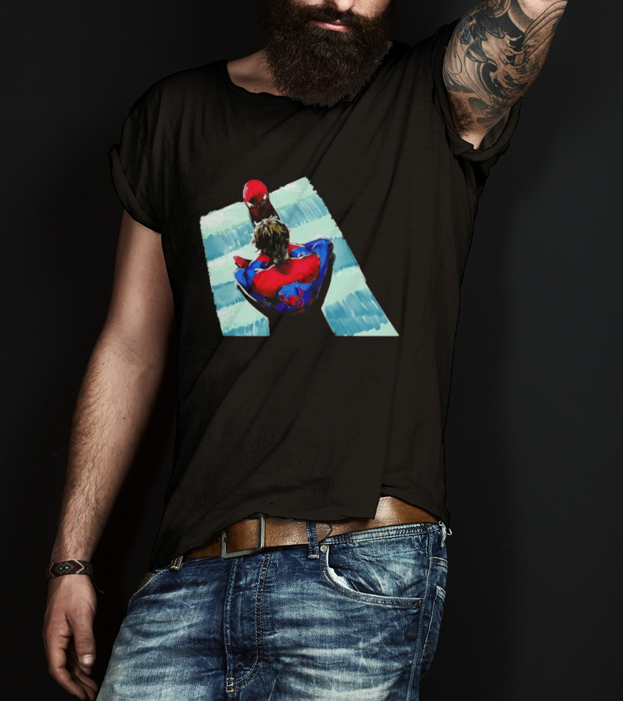 Spider Man Peter Parker Marvel Cinematic Universe Dual Perspective T-Shirt
